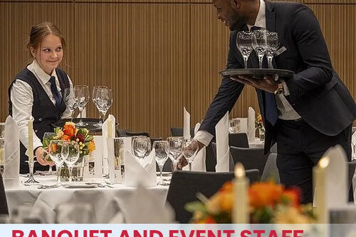 Banquet and event staff recruitment for hotels and wedding venues