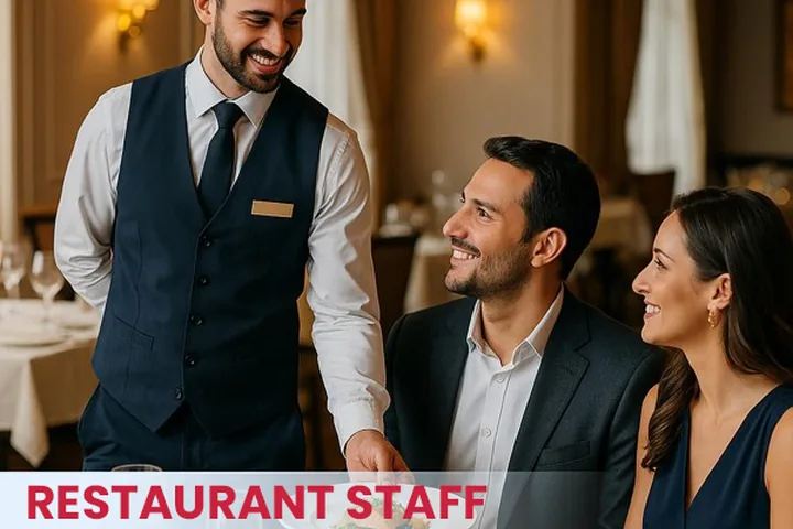 Restaurant staff recruitment for cafés and food service businesses